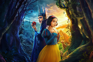 Snow White Movie Brazilian International Poster 2025 (3440x1440) Resolution Wallpaper