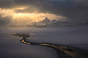 Snowy Winter Morning Landscape 4k (1600x1200) Resolution Wallpaper