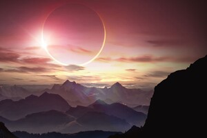 Solar Eclipse (1920x1200) Resolution Wallpaper