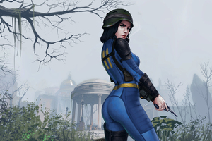 Sole Survivor Fallout 4 Artwork (1600x900) Resolution Wallpaper