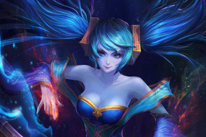 Sona League Of Legends 5k (2560x1080) Resolution Wallpaper