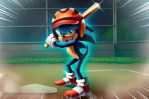 Sonic The Hedgehog Baseball (2932x2932) Resolution Wallpaper