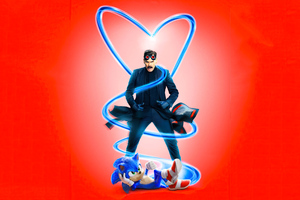Sonic The Hedgehog Movie Poster 4k (320x240) Resolution Wallpaper