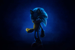 Sonic The Hedgehog4k Artwork (1400x900) Resolution Wallpaper