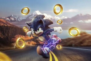 Sonic The Speedster (320x240) Resolution Wallpaper