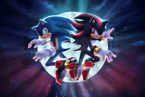 Sonic X Shadow (2880x1800) Resolution Wallpaper