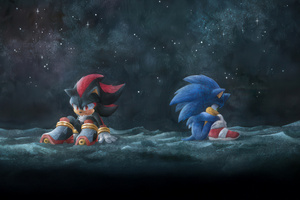 Sonic X Shadow There Are No Winners With Revenge Wallpaper