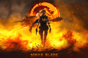 Sonya Blade Mortal Kombat 1 (5120x2880) Resolution Wallpaper
