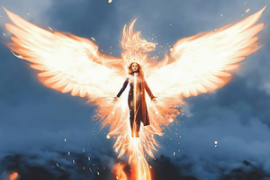 Sophie Turner As Phoenix Fanart 4k