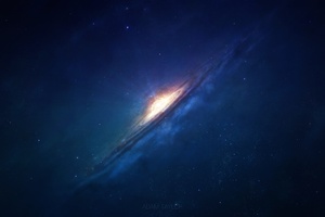 Space Digital Art Galaxy (1366x768) Resolution Wallpaper