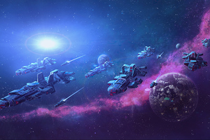 Space Ships 4k (2560x1600) Resolution Wallpaper