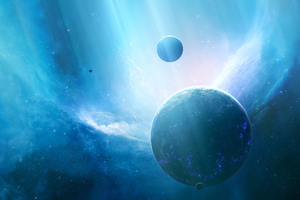 Space Symphony (1366x768) Resolution Wallpaper