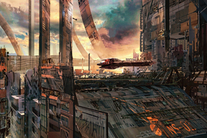 Spaceship 3d Science Fiction 4k Wallpaper