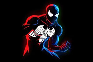 Spider Black Suit (1280x720) Resolution Wallpaper