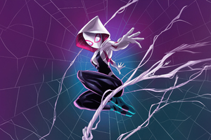 Spider Gwen Aka Gwen Stacy (2560x1440) Resolution Wallpaper