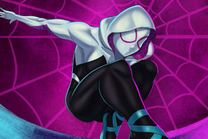 Spider Gwen Into The Spiderverse