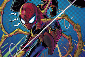 Spider Iron Suit 4k Wallpaper