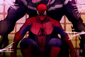 Spider Man 4k Venom (320x240) Resolution Wallpaper