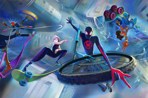 Spider Man Across The Spider Verse Ultimate Team (1400x1050) Resolution Wallpaper