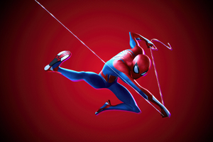 Spider Man Aerial Antics (1280x720) Resolution Wallpaper