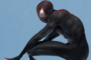 Spider Man Black Suit (2560x1440) Resolution Wallpaper
