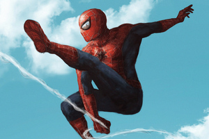 Spider Man Comic Illustration Art 4k (1400x1050) Resolution Wallpaper