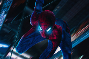 Spider Man Coming 4k (1336x768) Resolution Wallpaper