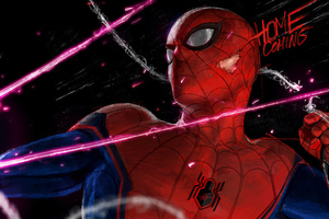 Spider Man Coming Home (2560x1024) Resolution Wallpaper
