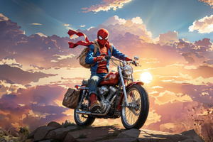Spider Man Going For Adventure Wallpaper