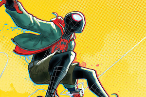 Spider Man Miles Jumping Wallpaper