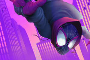 Spider Man Miles Morales Comic Book Art 4k