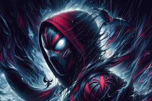 Spider Man Miles Morales Edition (2932x2932) Resolution Wallpaper