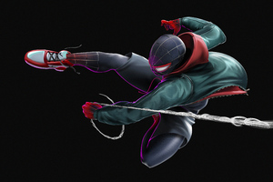 Spider Man Miles4k (2560x1600) Resolution Wallpaper
