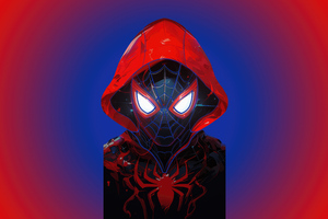 Spider Man Noir Minimal 5k (1280x1024) Resolution Wallpaper
