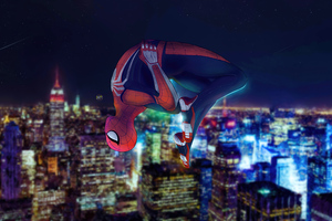 Spider Man PS4 Digital Illustration 8k Wallpaper