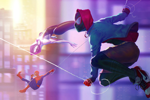 Spider Man Team 4k (1400x900) Resolution Wallpaper