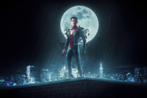 Spider Man The Night Protector (2880x1800) Resolution Wallpaper