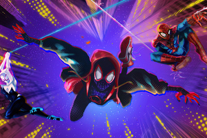 Spider Man Verse 2020 4k (2560x1024) Resolution Wallpaper