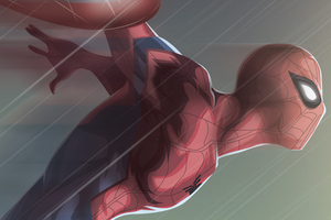 Spider Man With Captain Shield Wallpaper