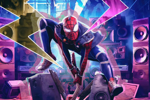 Spider Punk (1400x900) Resolution Wallpaper