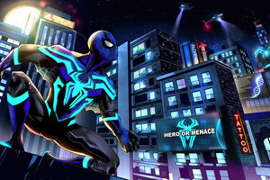 Spider Sona Into Spider Verse (1600x1200) Resolution Wallpaper