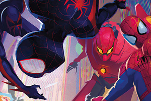 Spider Verse All In One (2048x1152) Resolution Wallpaper