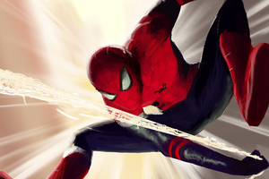 Spider Web Spiderman (2932x2932) Resolution Wallpaper