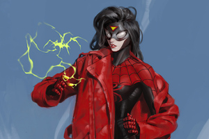 Spider Woman Costume Fanart 4k