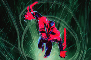 Spiderman 2099 5k Art Wallpaper