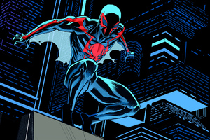 Spiderman 2099 Digital Art