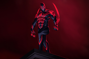 Spiderman 2099 Digital Vigilante (1280x720) Resolution Wallpaper
