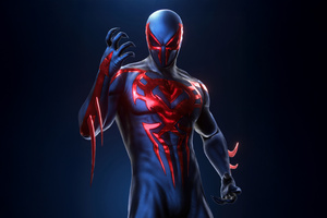 Spiderman 2099 Gravity Defying Hero (2560x1600) Resolution Wallpaper