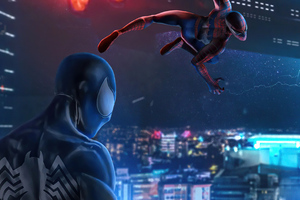 Spiderman 3 Glowing Night Wallpaper
