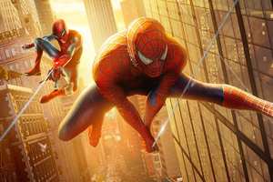 Spiderman 3 Into The Spider Verse Poster 4k (2560x1080) Resolution Wallpaper